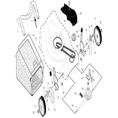 McCulloch M51-140WF - 96141027004 - 2015-02 - Drive Parts Diagram