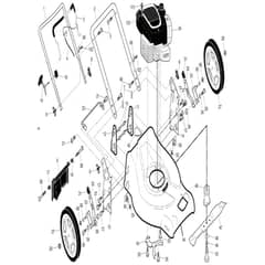 McCulloch M51-140WF - 96141027004 - 2015-02 - Frame Parts Diagram