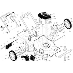 McCulloch M51-150WF - 96141031100 - 2015-12 - Frame Parts Diagram