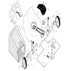 McCulloch M51-190AWFP - 2013-11 - Drive Parts Diagram