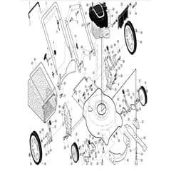 McCulloch M53-140W - 96131003304 - 2015-03 - Frame & Engine Parts Diagram