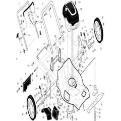 McCulloch M53-140WF - 96141028001 - 2013-05 - Frame Parts Diagram