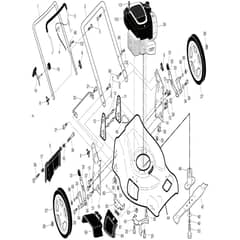 McCulloch M53-140WF - 96141031700 - 2015-11 - Frame Parts Diagram