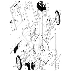 McCulloch M53-150WFP - 96141029700 - 2014-10 - Frame Parts Diagram