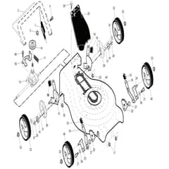 McCulloch M53-160 CMD - 96141010705 - 2009-06 - Drive Parts Diagram