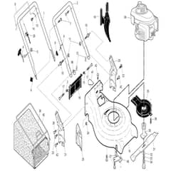 McCulloch M53-160 CMD - 96141010705 - 2009-06 - Frame Parts Diagram