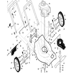 McCulloch M53-160 CMDW - 96141016501 - 2009-03 - Frame Parts Diagram
