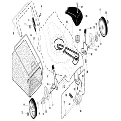 McCulloch M53-160 CMDW - 96141016502 - 2009-10 - Drive Parts Diagram