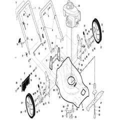 McCulloch M53-160 CMDW - 96141016502 - 2009-10 - Frame Parts Diagram