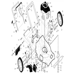 McCulloch M53-170WFP - 96141027800 - 2013-01 - Frame Parts Diagram