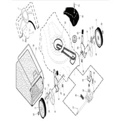 McCulloch M53-190AWFP - 96141028400 - 2013-11 - Drive Parts Diagram