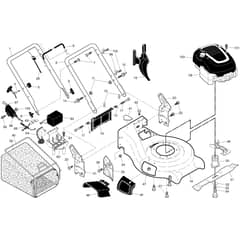 McCulloch M53-190ER - 96141026603 - 2015-12 - Frame & Engine Parts Diagram