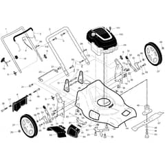 McCulloch M53-190WFX - 96141029901 - 2015-03 - Frame Parts Diagram