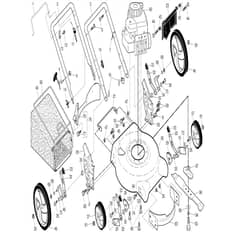 McCulloch M53-500 CMW - 96131003200 - 2011-11 - Frame Parts Diagram
