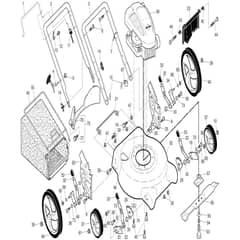 McCulloch M53-550 CMW - 96131001408 - 2009-11 - Product Complete Parts Diagram
