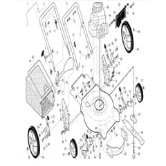 McCulloch M53-551 CMW - 96131003101 - 2012-03 - Frame Parts Diagram