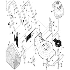 McCulloch M53-625 CMD - 96141011104 - 2008-03 - Frame Parts Diagram