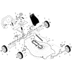 McCulloch M53-625 CMD - 96141011107 - 2010-12 - Drive Parts Diagram