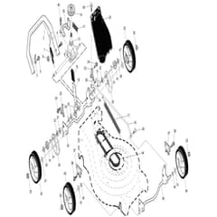 McCulloch M53-625 CMDE - 96141019802 - 2010-02 - Drive Parts Diagram