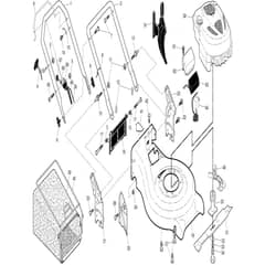 McCulloch M53-625 CMDE - 96141019802 - 2010-02 - Frame Parts Diagram