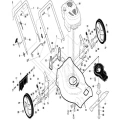 McCulloch M53-625 CMDW - 96141015702 - 2008-03 - Frame Parts Diagram