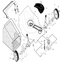 McCulloch M53-625 CMDW - 96141015706 - 2010-04 - Drive Parts Diagram