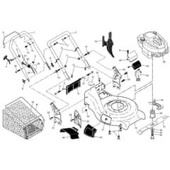 McCulloch M53-625 DE - 96141024700 - 2011-12 - Frame Parts Diagram