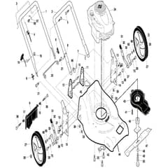 McCulloch M53-650 CMDWA - 96141018200 - 2008-03 - Frame Parts Diagram