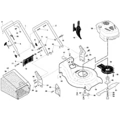 McCulloch M53-675 CMD - 96141018000 - 2008-03 - Frame Parts Diagram