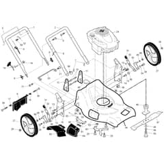 McCulloch M53-675 DW 3IN1 - 96141021900 - 2009-11 - Frame Parts Diagram