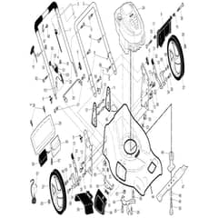 McCulloch M53-675 DWAE - 96141024900 - 2011-11 - Frame & Engine Parts Diagram