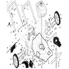 McCulloch M53-675DWA - 96141017301 - 2009-01 - Drive Parts Diagram