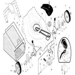McCulloch M53-675DWA - 96141017301 - 2009-01 - Frame Parts Diagram