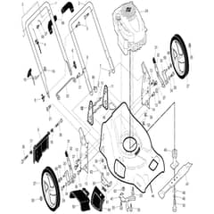 McCulloch M53-675DWA - 96141017302 - 2010-01 - Frame Parts Diagram