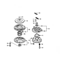 Cobra M53SPHPRO - TN2160SXAHPRO Clutch Diagram