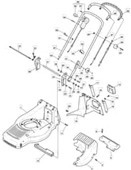 M550 R ES - 2008 - 292555523/UM8 - Mountfield Rotary Mower Main Assembly Diagram