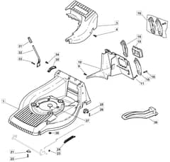 M5510 PD - 2008 - 292552043/M08 - Mountfield Rotary Mower Deck Diagram