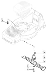 M5510 PD - 2009 - 292552043/M09 - Mountfield Rotary Mower Blade Diagram