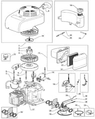 M5510 PD - 2009 - 292552043/M09 - Mountfield Rotary Mower WBE0704 Engine Diagram