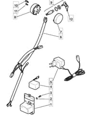M5510 PD ES - 2009 - 292552543/M09 - Mountfield Rotary Mower Electric Start Diagram