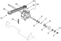M5510 PD ES - 2009 - 292552543/M09 - Mountfield Rotary Mower Transmission Diagram