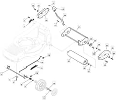 M5510 R PD - 2008 - 292555043/M08 - Mountfield Rotary Mower Roller Diagram