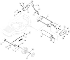 M5510 R PD ES - 2008 - 292555543/M08 - Mountfield Rotary Mower Roller Diagram