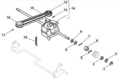 M5530 PD - 2009 - 292552033/M09 - Mountfield Rotary Mower Transmission Diagram
