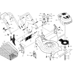 McCulloch M553 CM - 96141011103 - 2008-02 - Frame Parts Diagram