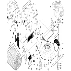 McCulloch M553 CME - 96141011200 - 2007-04 - Frame Parts Diagram