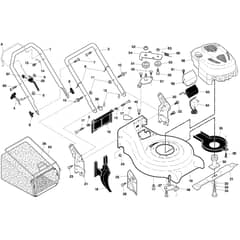 McCulloch M553 CME - 96141011202 - 2007-07 - Frame Parts Diagram