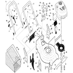 McCulloch M553 CME - 96141011203 - 2008-02 - Frame Parts Diagram