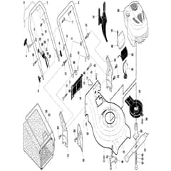 McCulloch M553 CME - 96141011204 - 2009-08 - Frame Parts Diagram