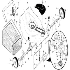 McCulloch M55H53 HW - 96141012201 - 2007-06 - Drive Parts Diagram
